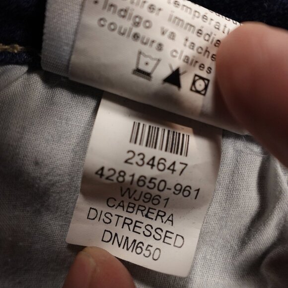 PAIGE Jimmy Jimmy Jean Shorts Women’s 25 Blue Roll Cuff Cabrera Distressed - Picture 5 of 11